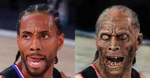 胆小慎入!NBA哪个球员丧尸最恐怖?